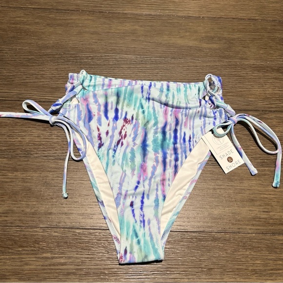 String Bikini High Leg Swimsuit Bathing Suit Extra Cheeky Bottoms Small 4-6NWT - Picture 1 of 8